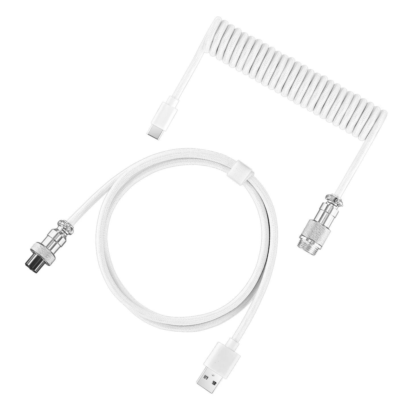 Cable USB Tipo C en espiral