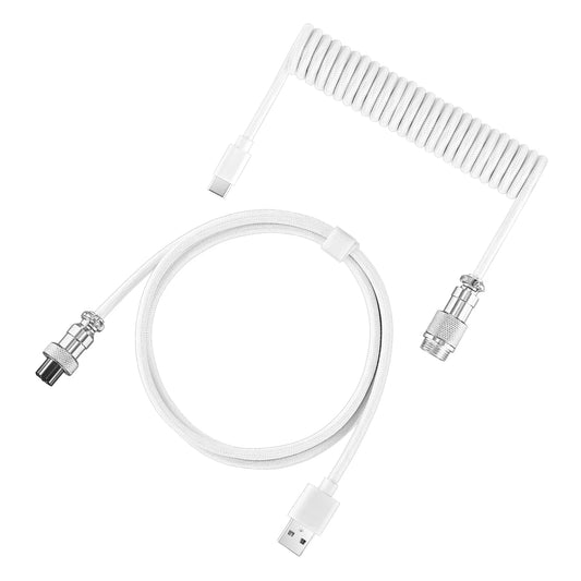 Cable USB Tipo C en espiral