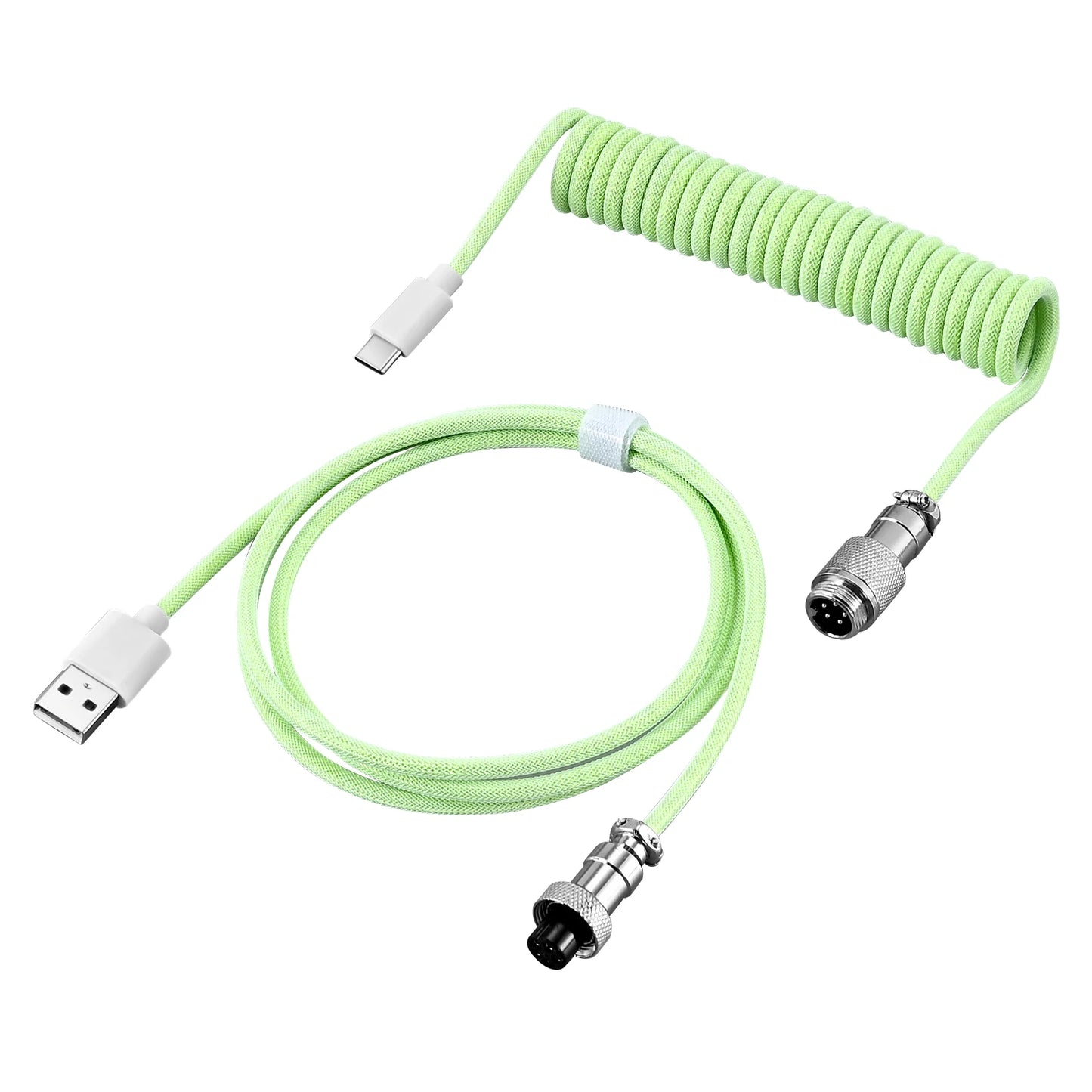 Cable USB Tipo C en espiral
