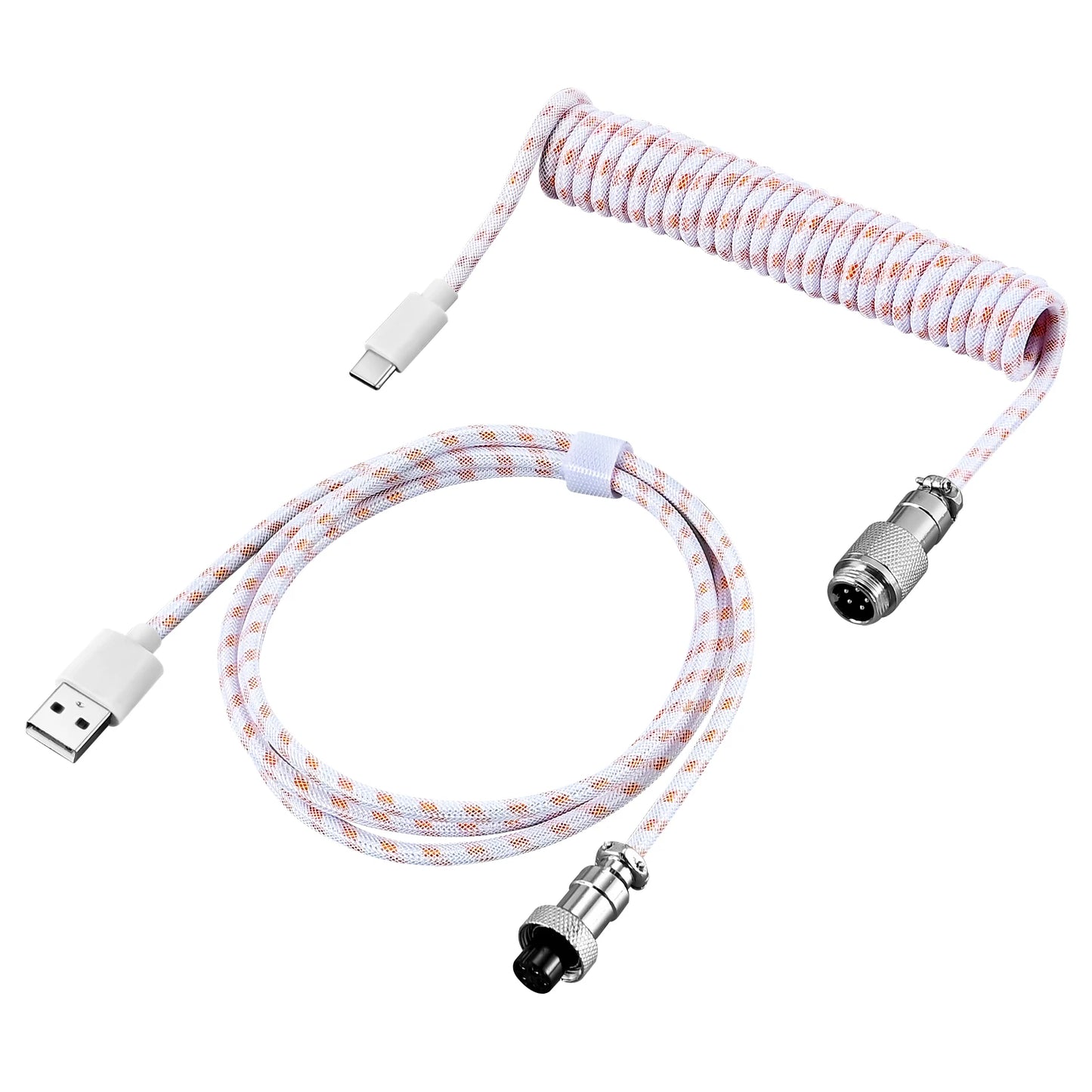 Cable USB Tipo C en espiral