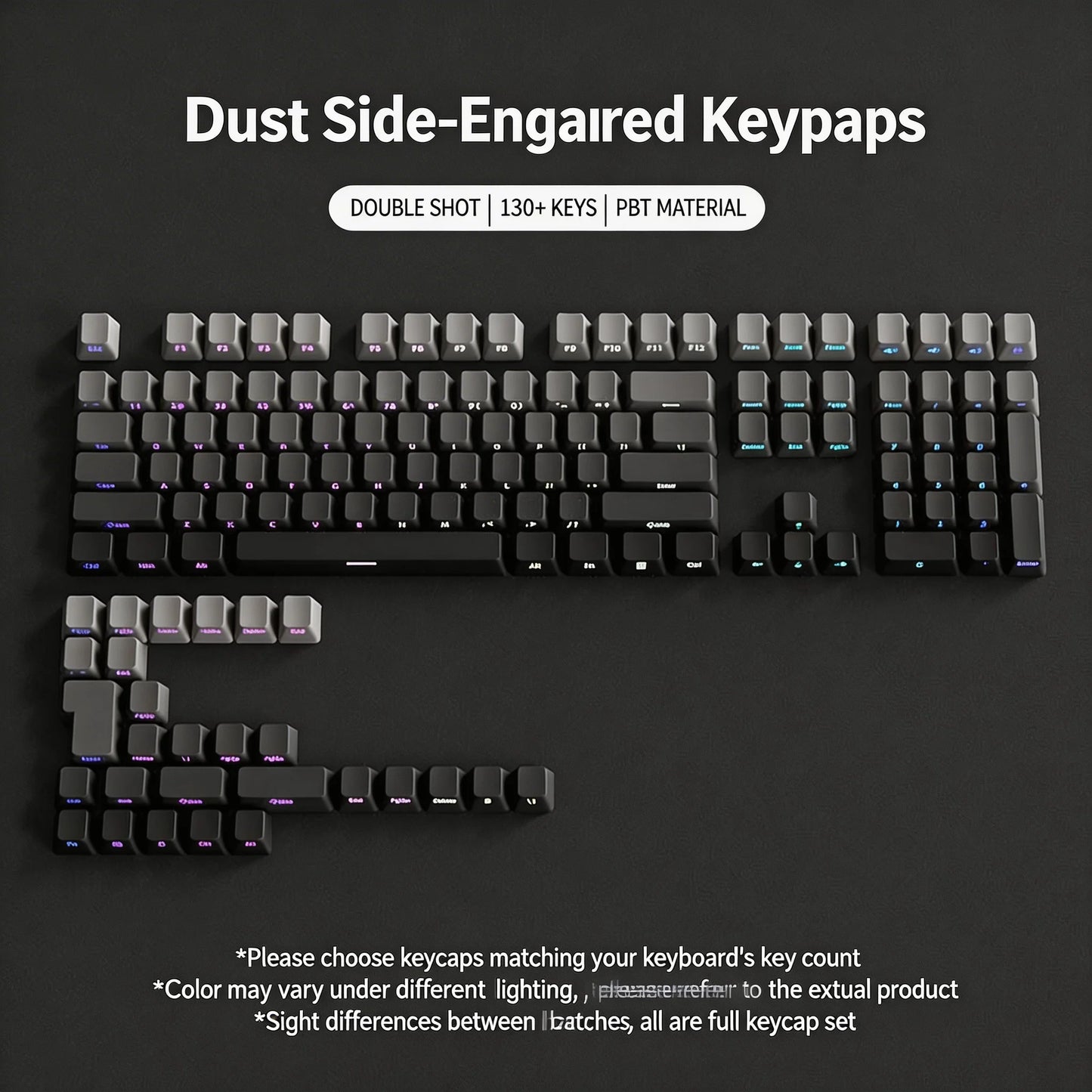 Keycaps de impresion lateral