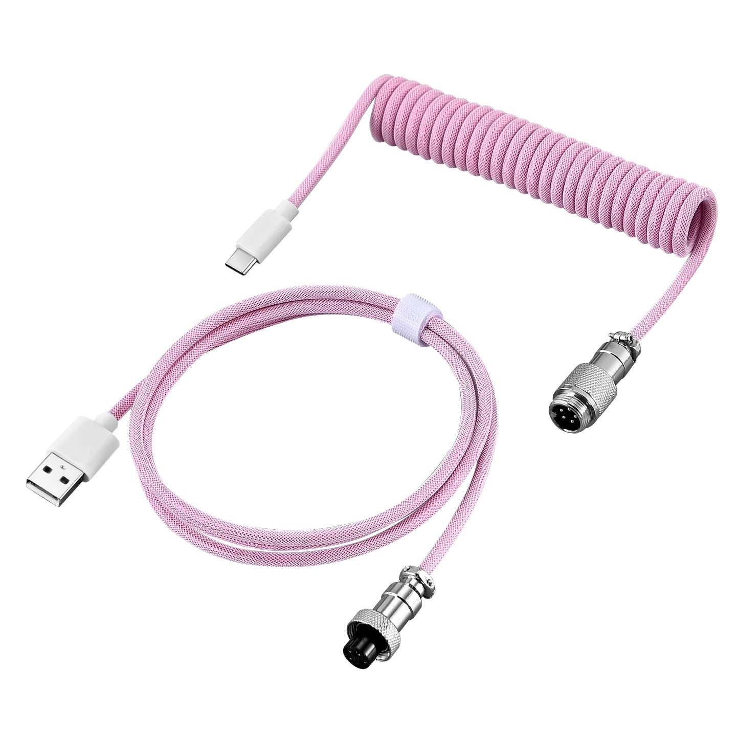 Cable USB Tipo C en espiral